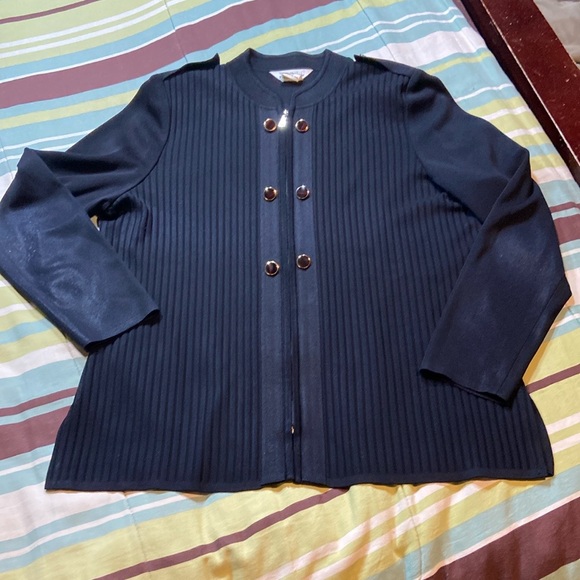 Dressy Sweater by Misook Brand.  GUC! - Picture 3 of 16